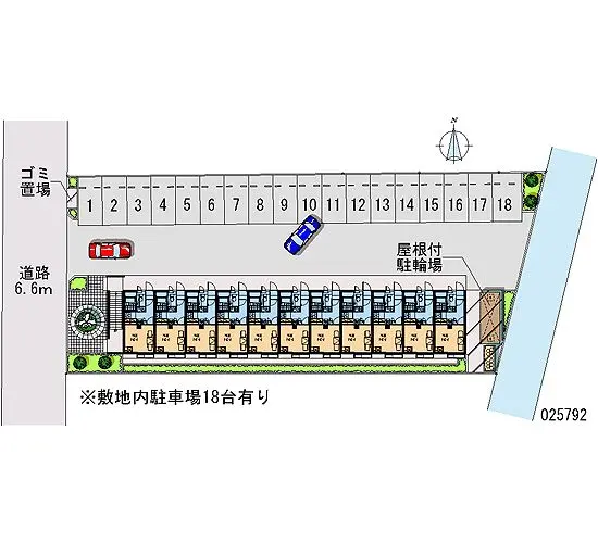 ★手数料０円★浜松市中区野口町　月極駐車場（LP）